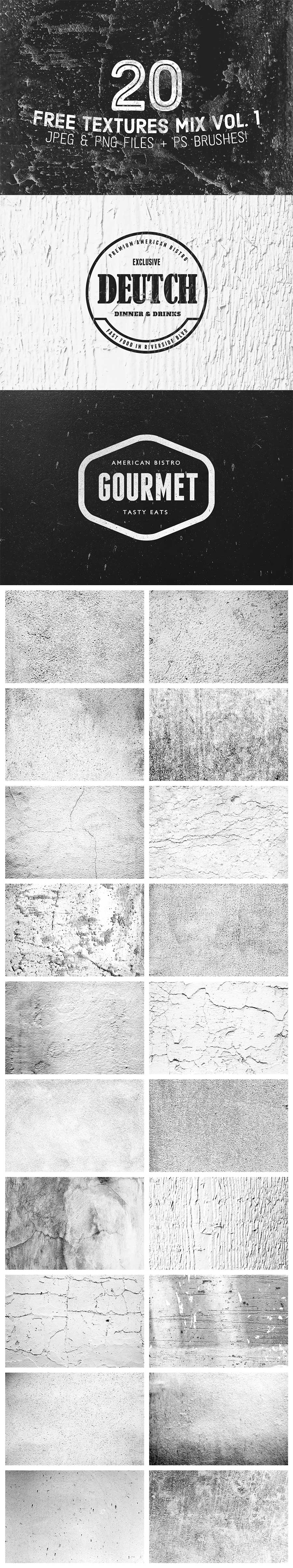 20-Free-Textures-Mix-For-Artists