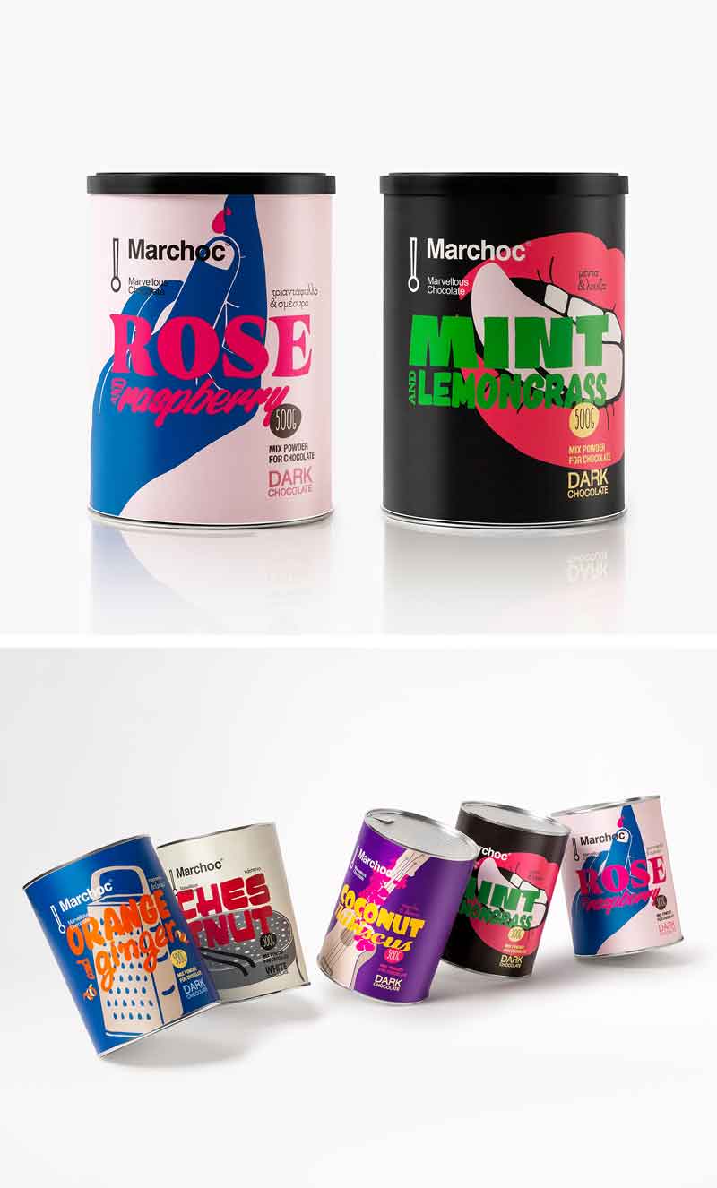 Flavored-drinking-chocolates-Packaging-design