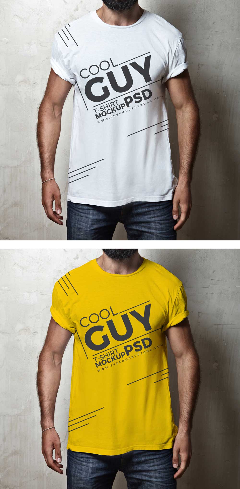 Free-Cool-Guy-T-Shirt-MockUp-Psd