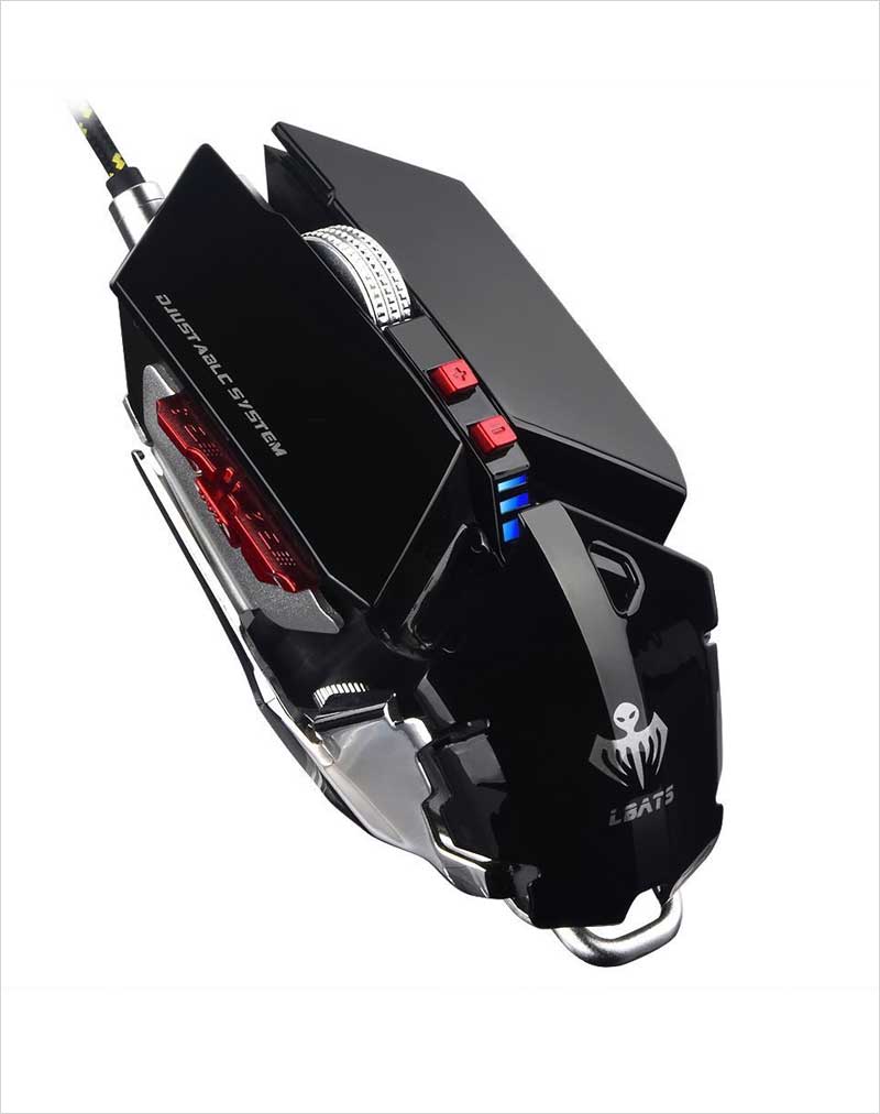 LBATS-X9-Black-Professional-Gaming-Mouse-with