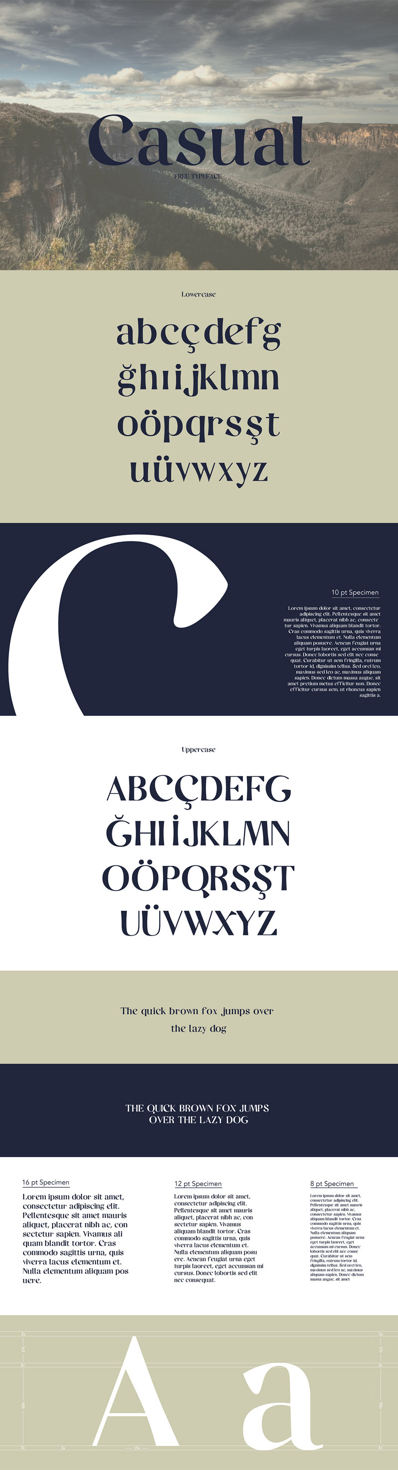Casual-Free-Serif-Typeface