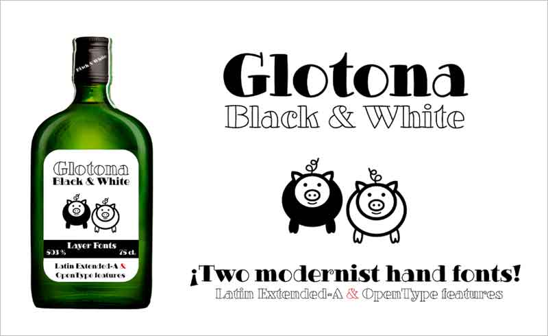 Glotona-Black-White-Free-Typeface