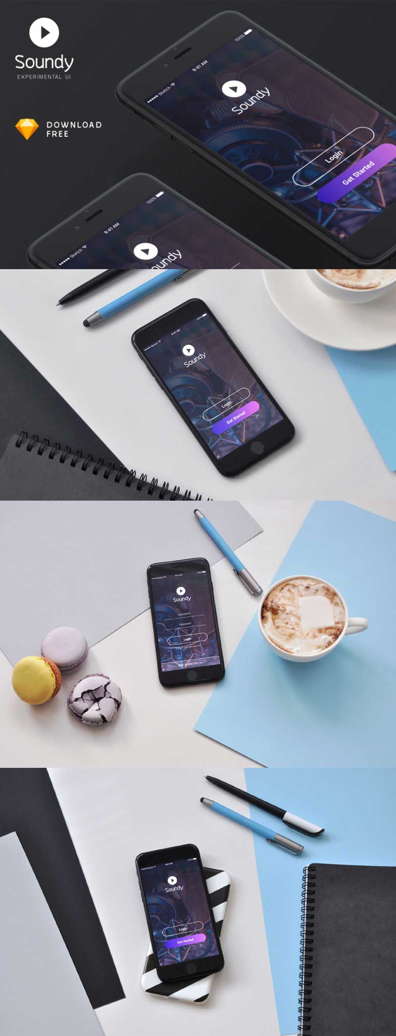 Soundy-Free-Mobile-App-UI-Kit