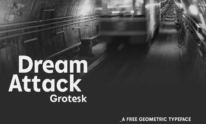 Dream-Attack-Free-Grotesk-Font