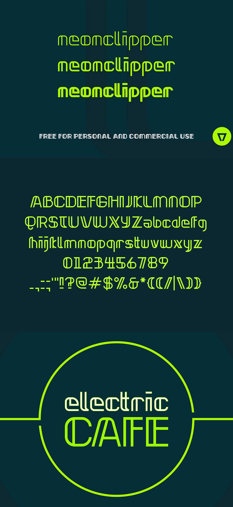 Neonclipper-–-Free-Font