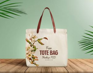 Download Free Cotton Shopping Bag Mockup PSD