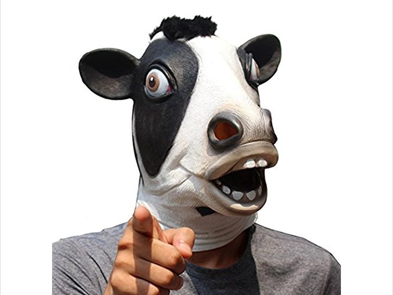 ⁂ How to be a cow for halloween